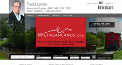 Desktop Screenshot of michiganlands.com